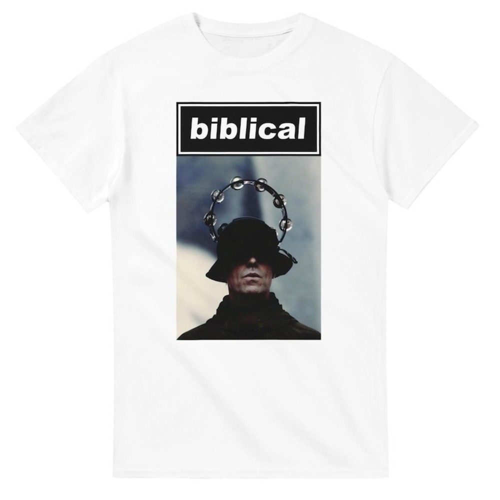Liam Gallagher Tambourine T-Shirt  Oasis Concert Tee - Perfect Gift